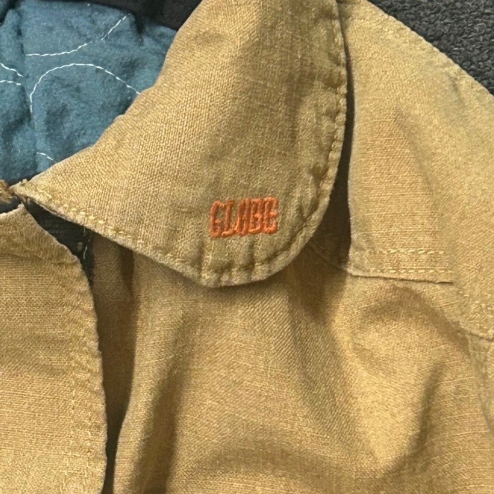 Vintage 1992 Globe Firefighter Turnout Jacket Tan Nomex Reflective Size 42 9-92 - Picture 3 of 7